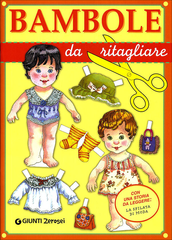 Bambole da ritagliare::Con una storia da leggere: La sfilata di moda