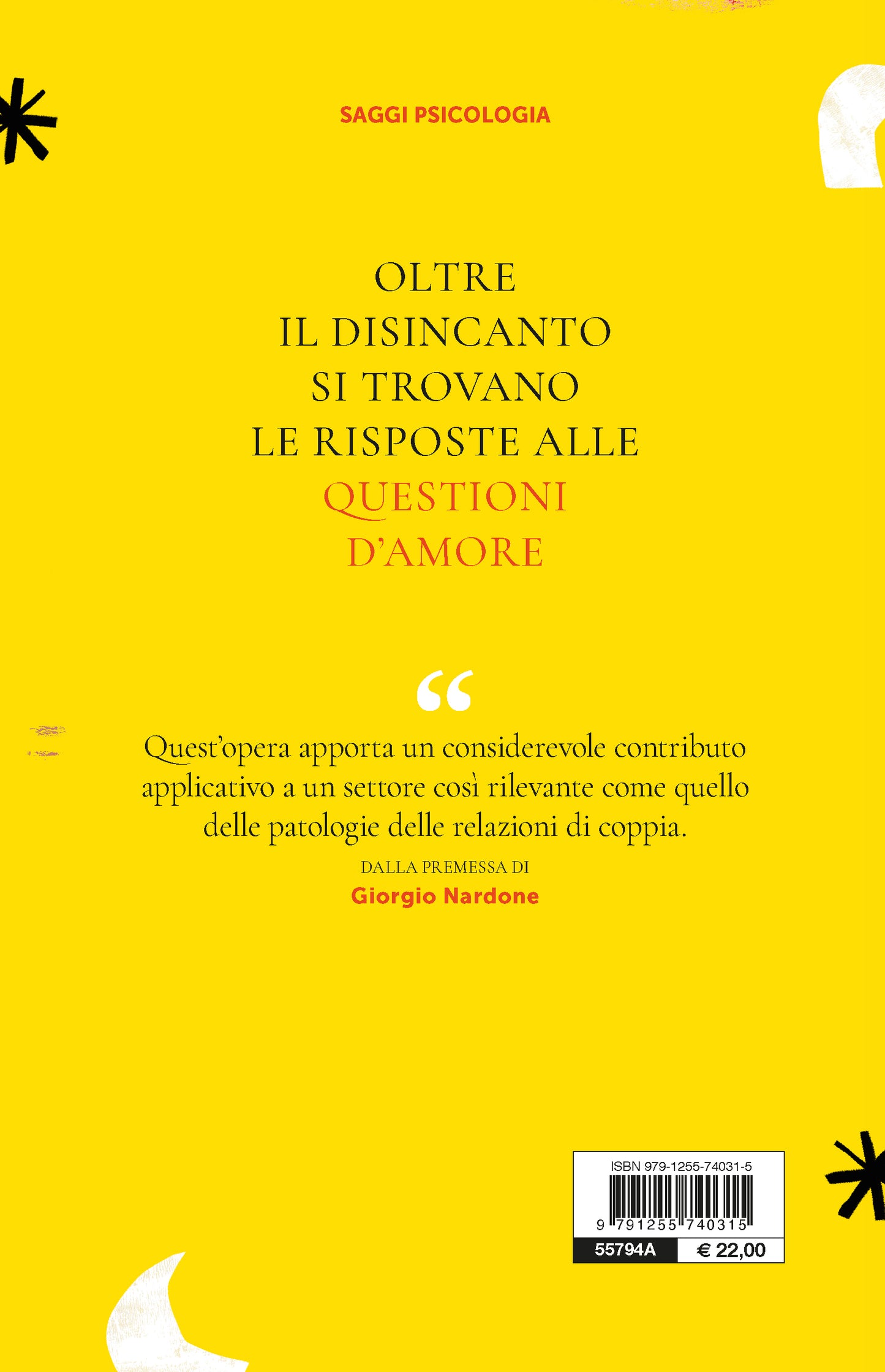 Questioni d'amore::Le patologie della coppia e la loro soluzione