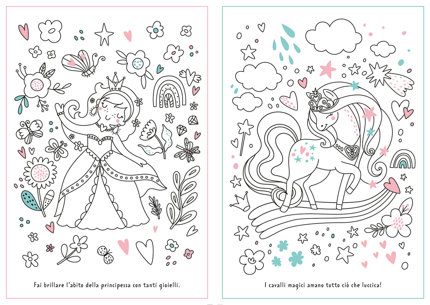 Regno magico::Colora con i glitter