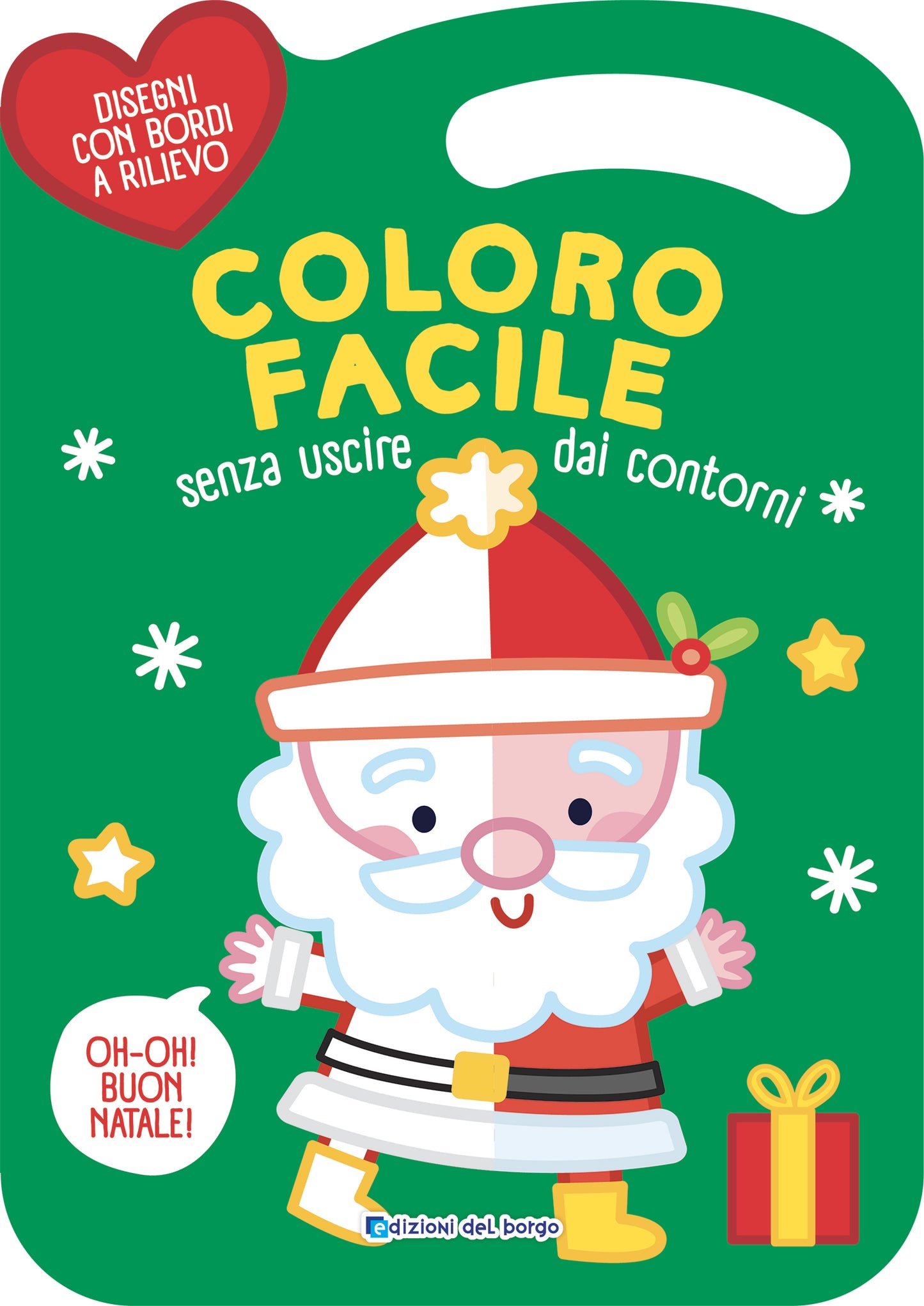 Coloro facile senza uscire dai contorni Natale