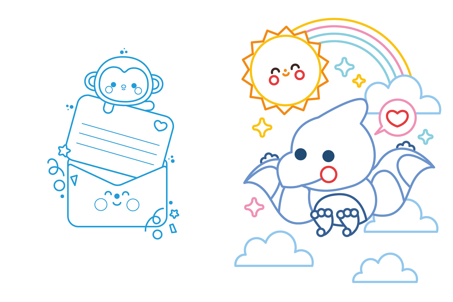 Mondi magici::Coloro facile senza uscire dai contorni