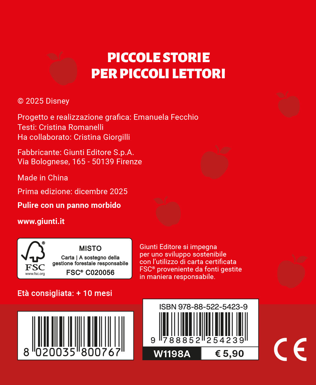 Una dolce Principessa Sagomini Disney - Biancaneve e i Sette Nani