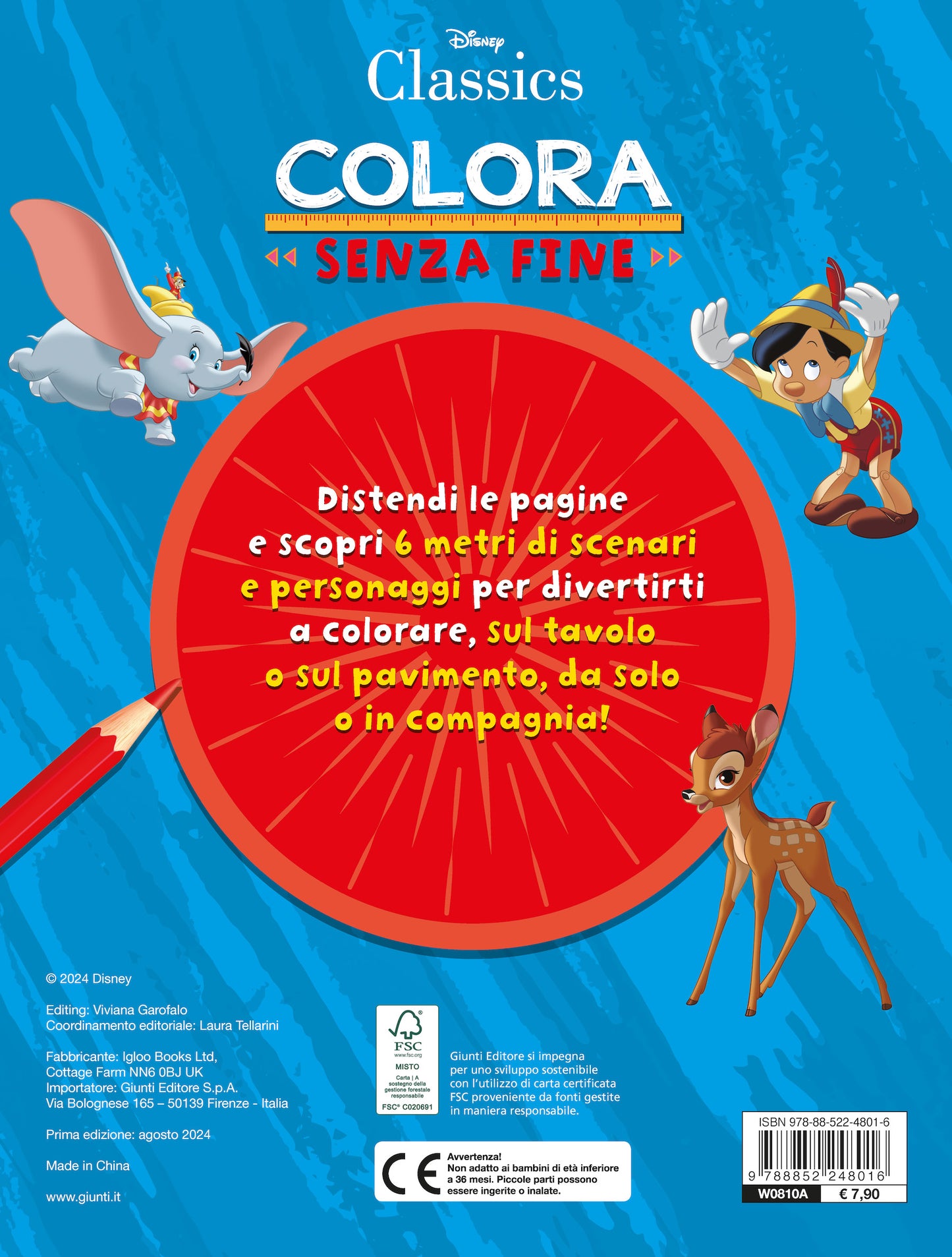 Colora senza fine Classics Disney