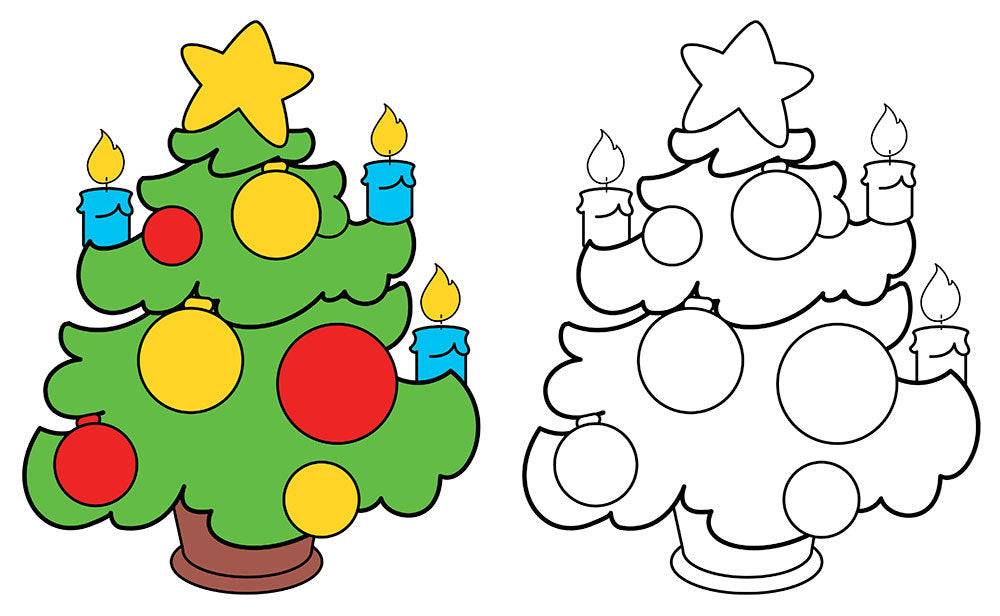 Colora il Natale::Tanti disegni da colorare per Natale!