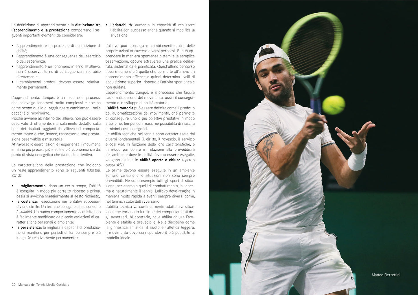 Manuale del tennis - Livello cerbiatto::Fase di pre-perfezionamento