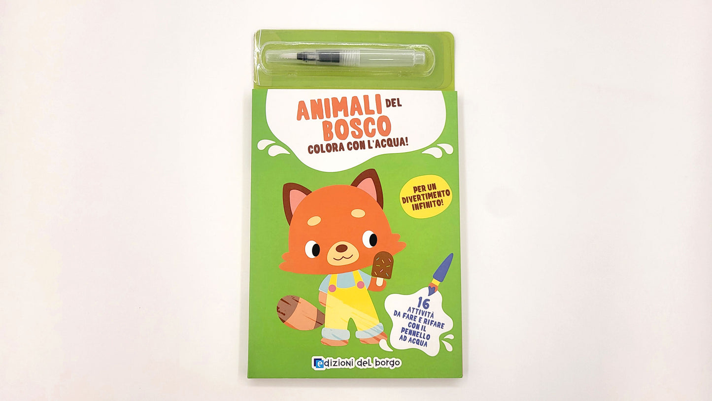 Animali del bosco::Colora con l'acqua!