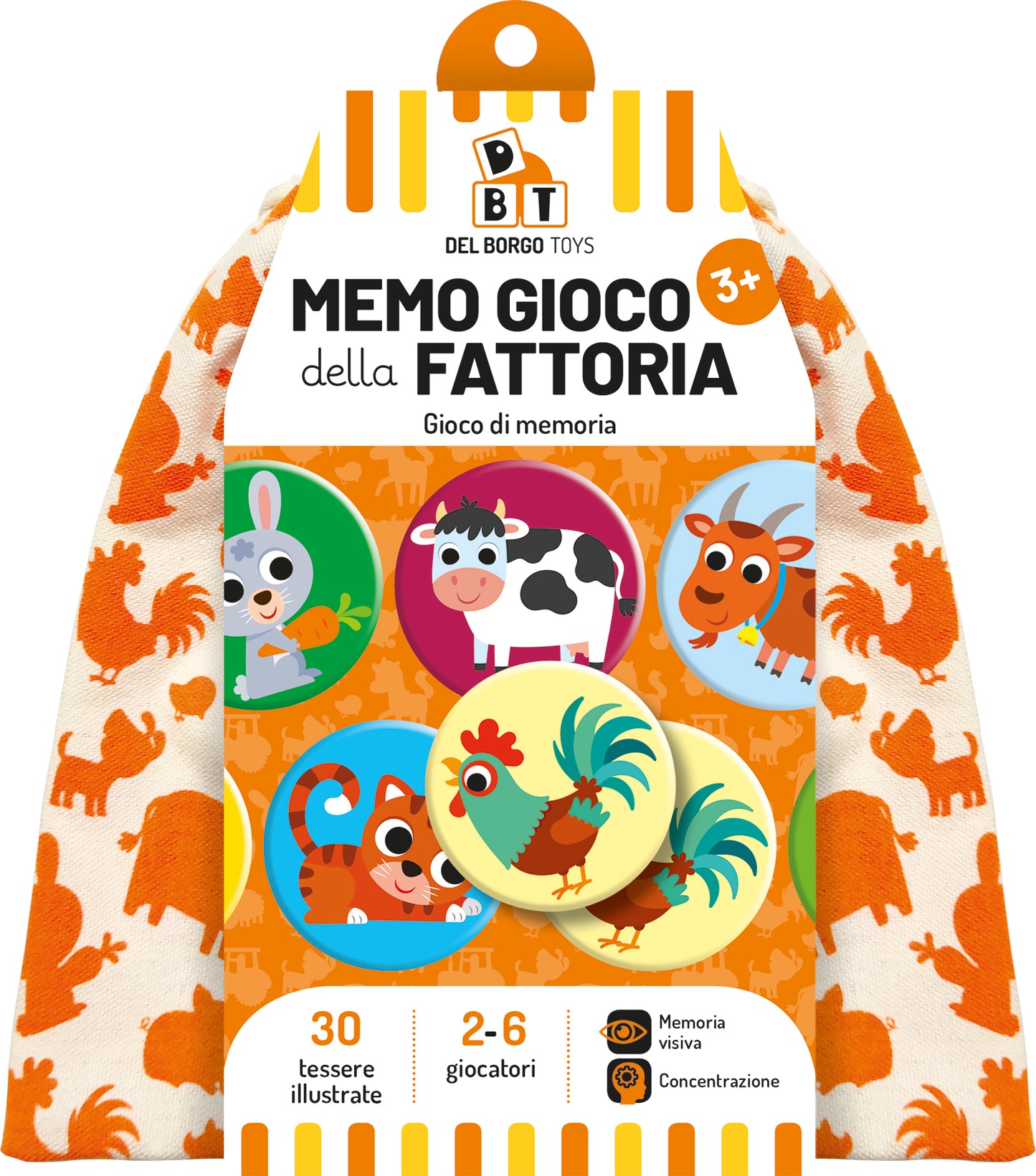 Memo gioco della fattoria