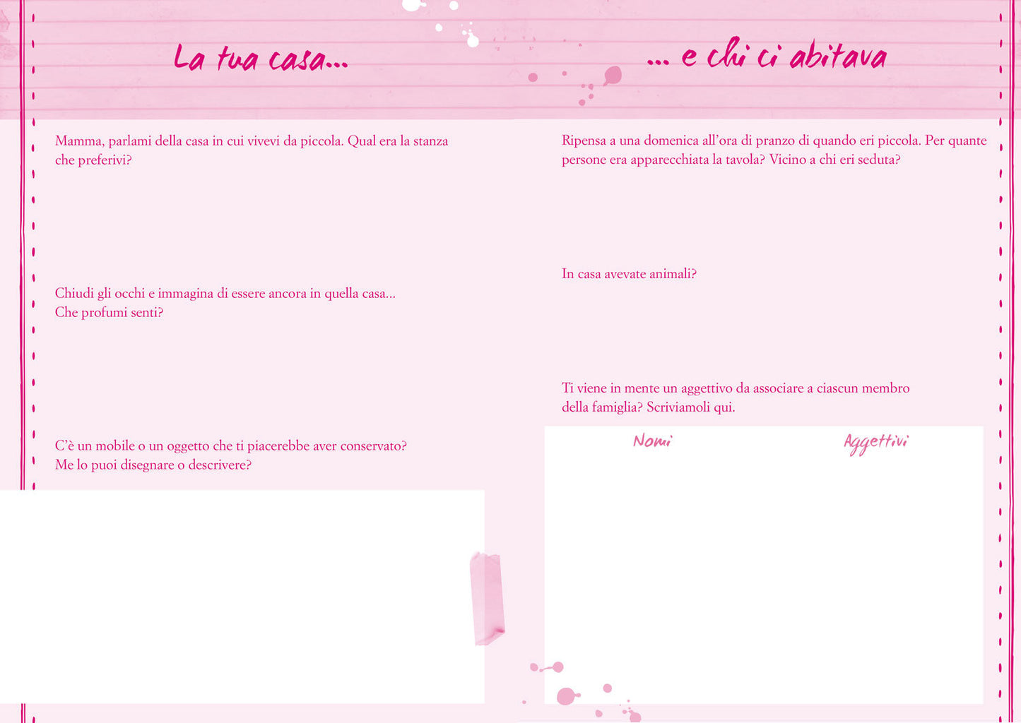 MAMMA, SCRIVIAMO LA TUA STORIA