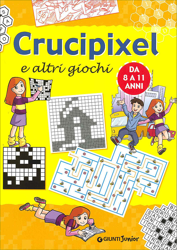 Crucipixel e altri giochi::Da 8 a 11 anni - Illustrazioni di Giorgio Di Vita