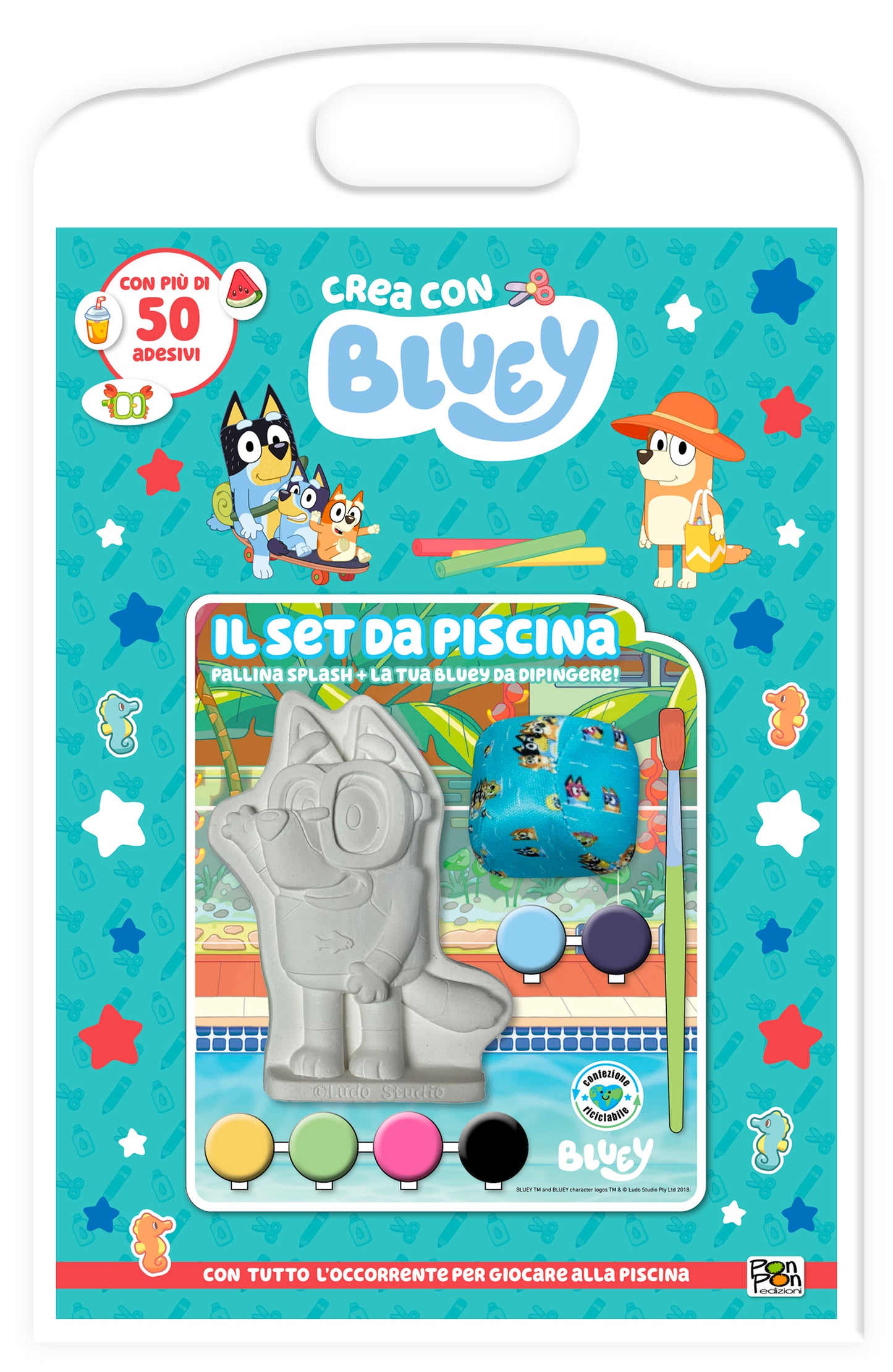 Crea con Bluey + Set da piscina