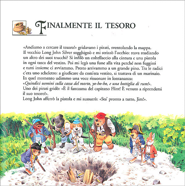 L'isola del tesoro::illustrato da Tony Wolf