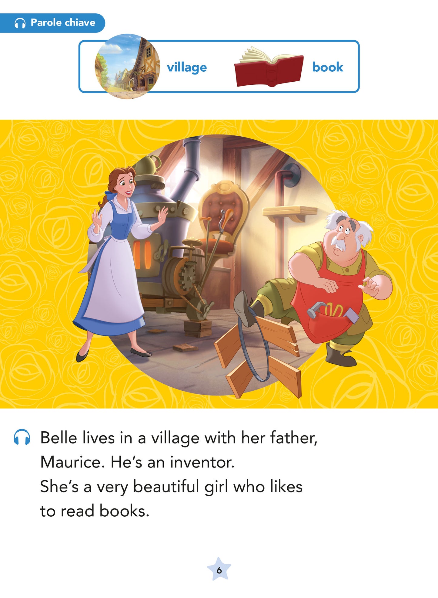 Belle e l'incantesimo - L'inglese con Disney-Prime letture::Con QR Code