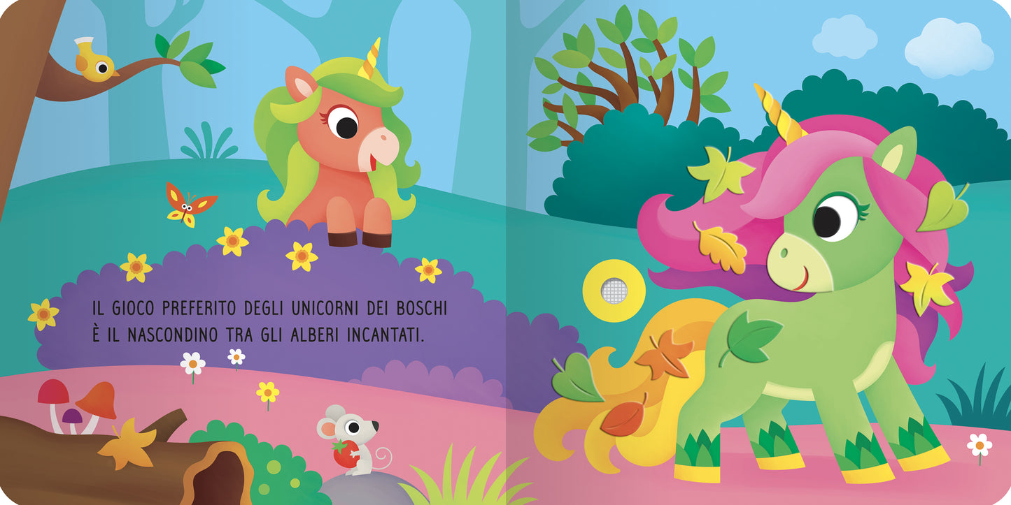 Unicorni::Libro tattile sonoro