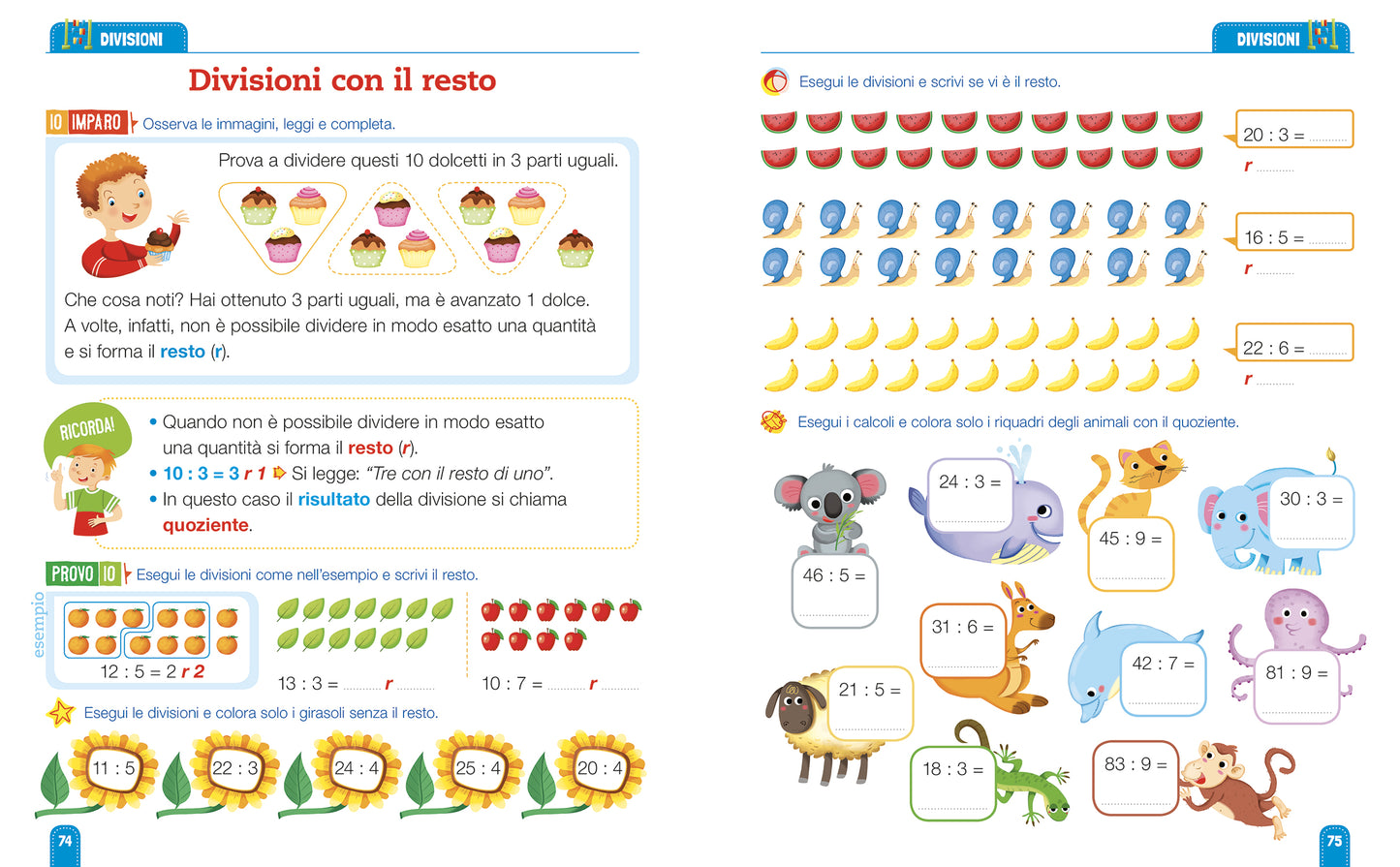 Moltiplicazioni e divisioni