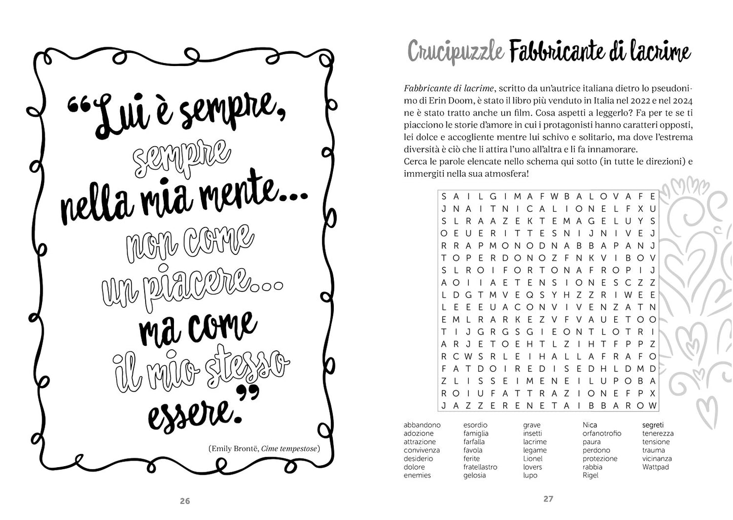 I LOVE ROMANCE::Activity Book