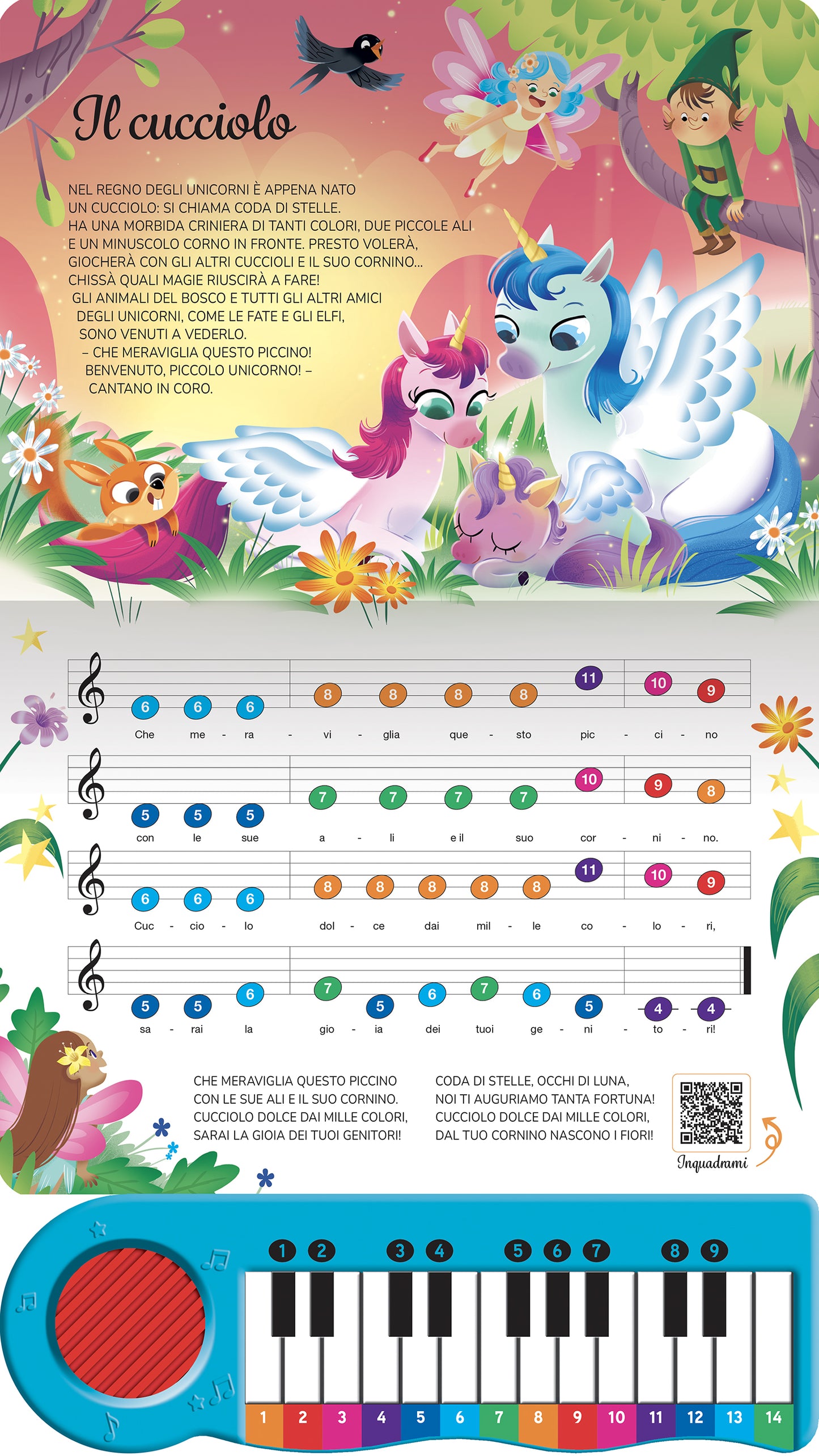 Il libro pianoforte degli Unicorni