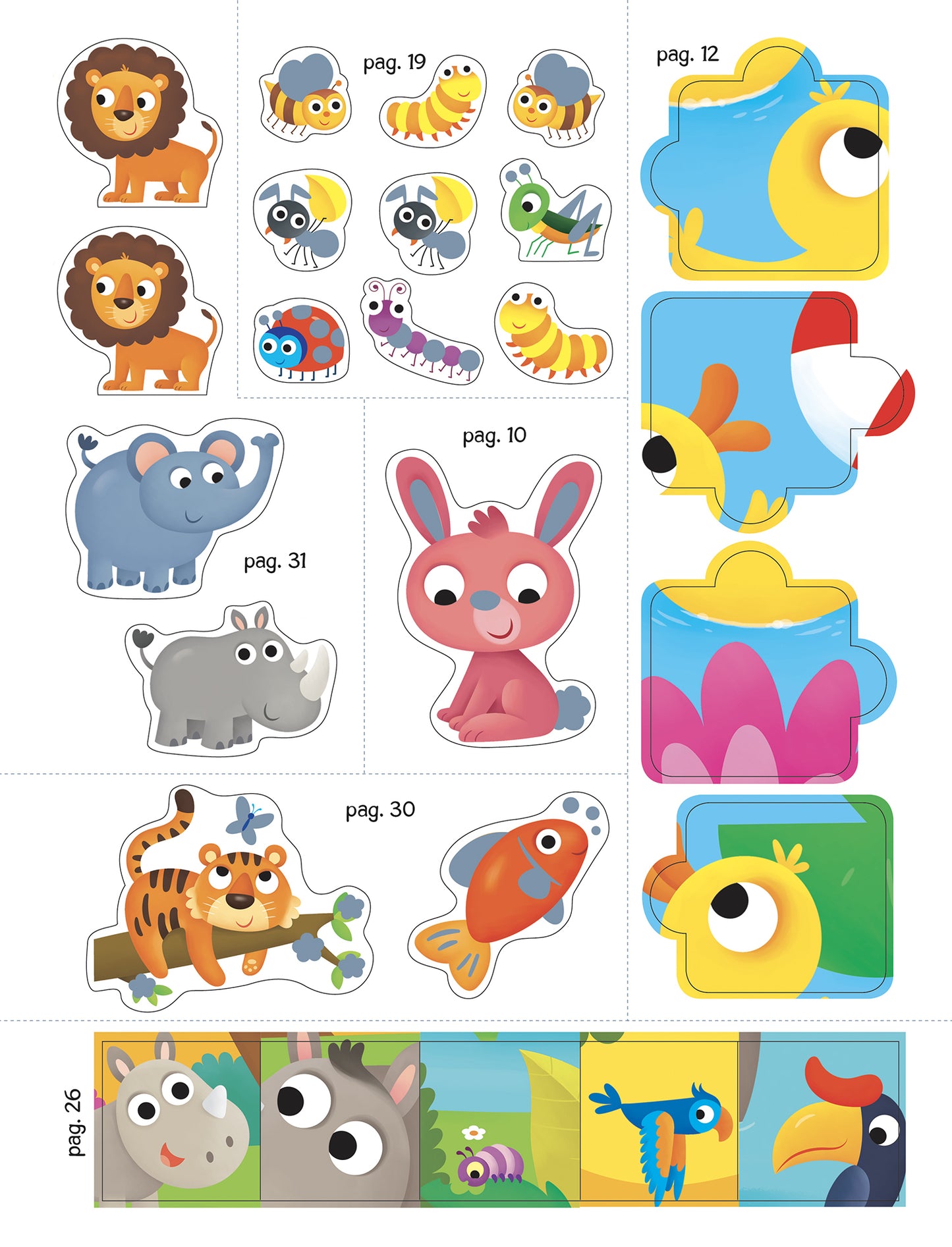 Animali::Giochi, attività divertenti e tanti sticker scintillanti