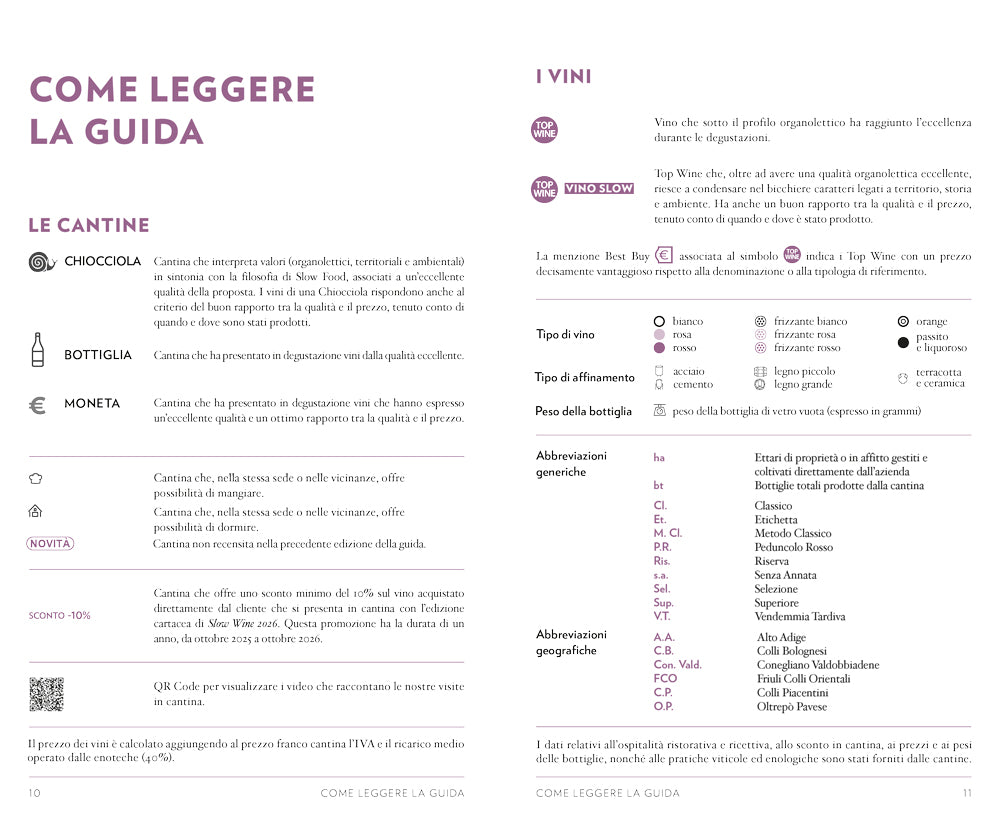 Slow wine. Vite, vigne, vini d'Italia 2026::Vite, vigne, vini d'Italia 2026