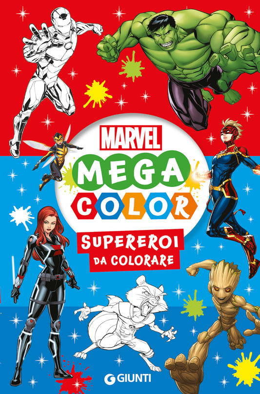 Mega color Marvel Supereroi da colorare