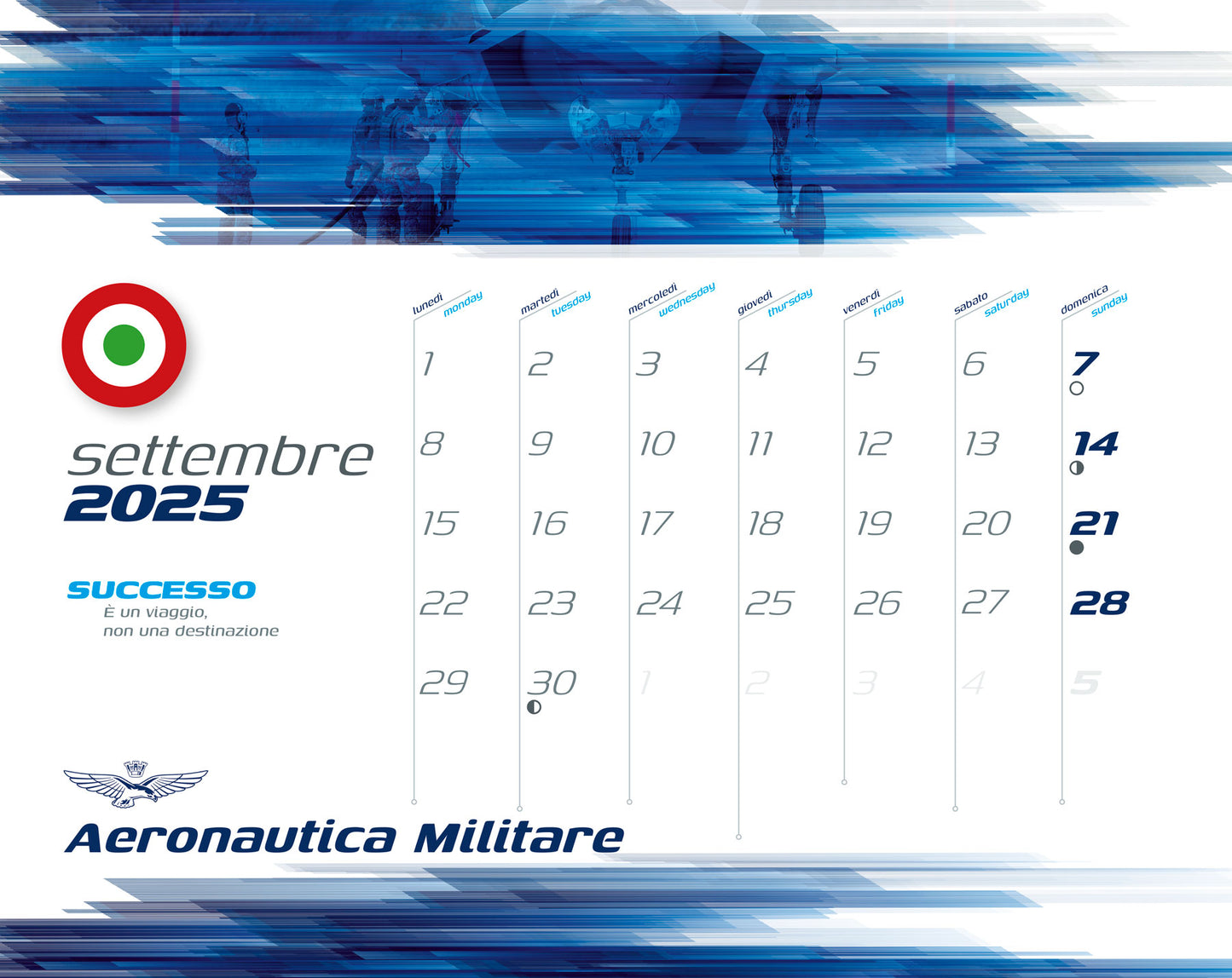 Calendario Aeronautica Militare 2025 - da parete