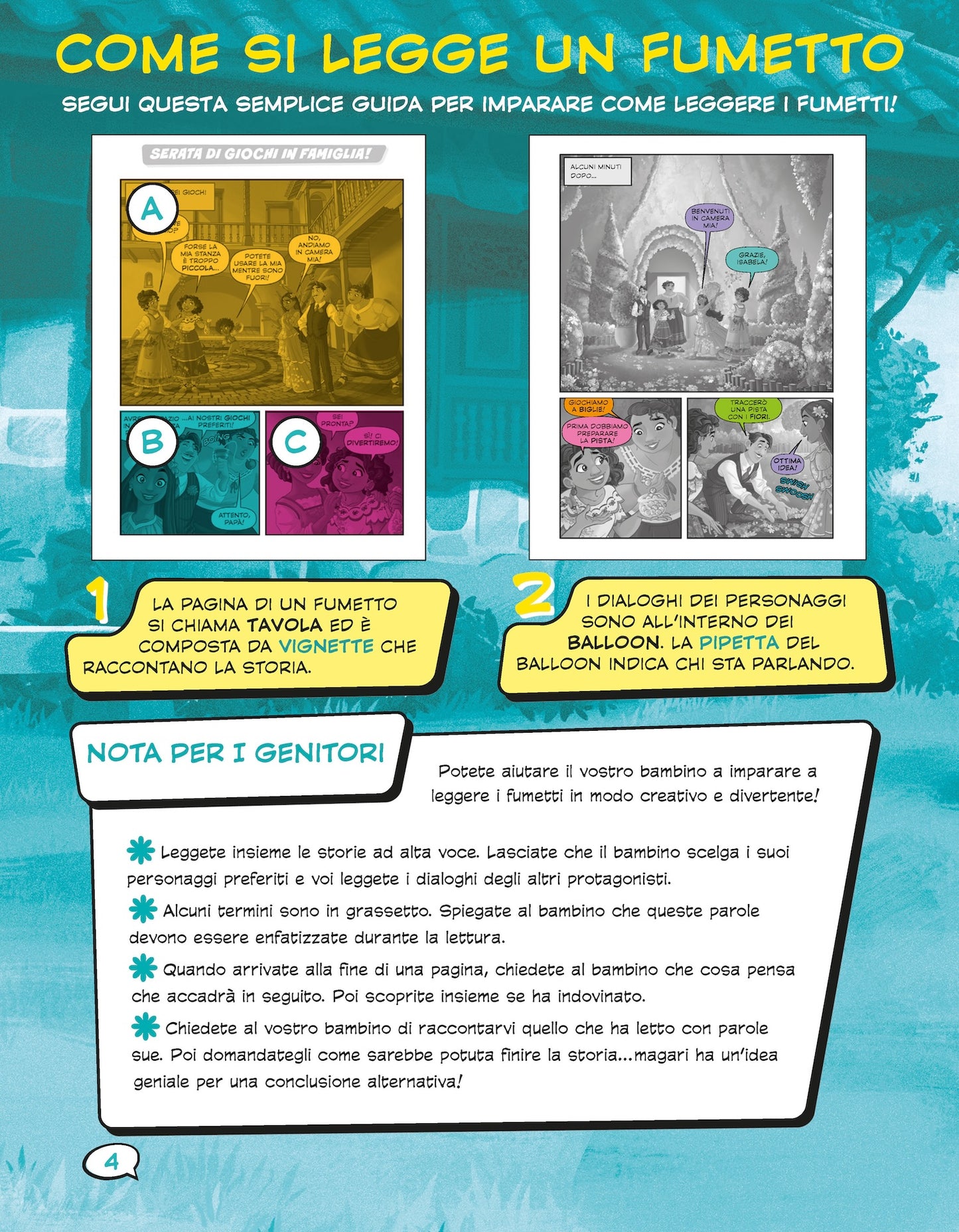 Encanto Prime letture a fumetti!::Impara a leggere con le storie a fumetti!