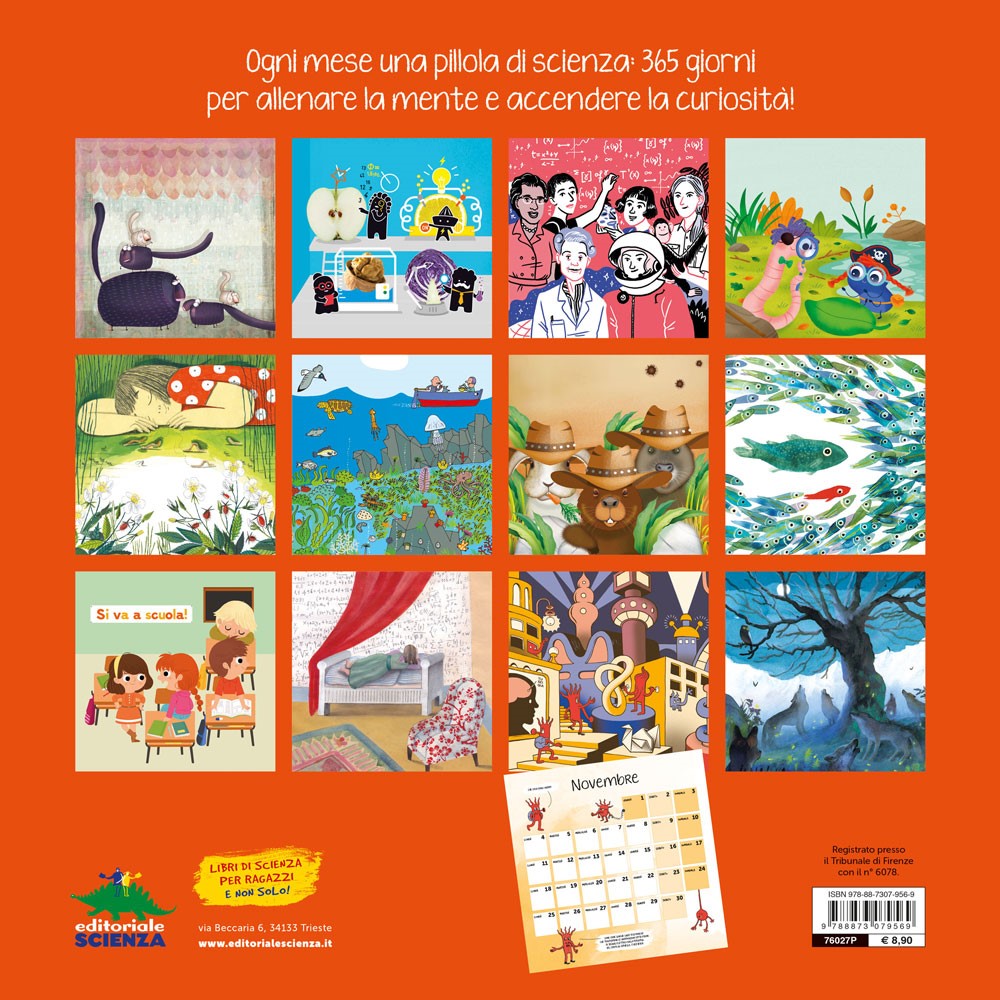 Calendario 2019 Editoriale Scienza