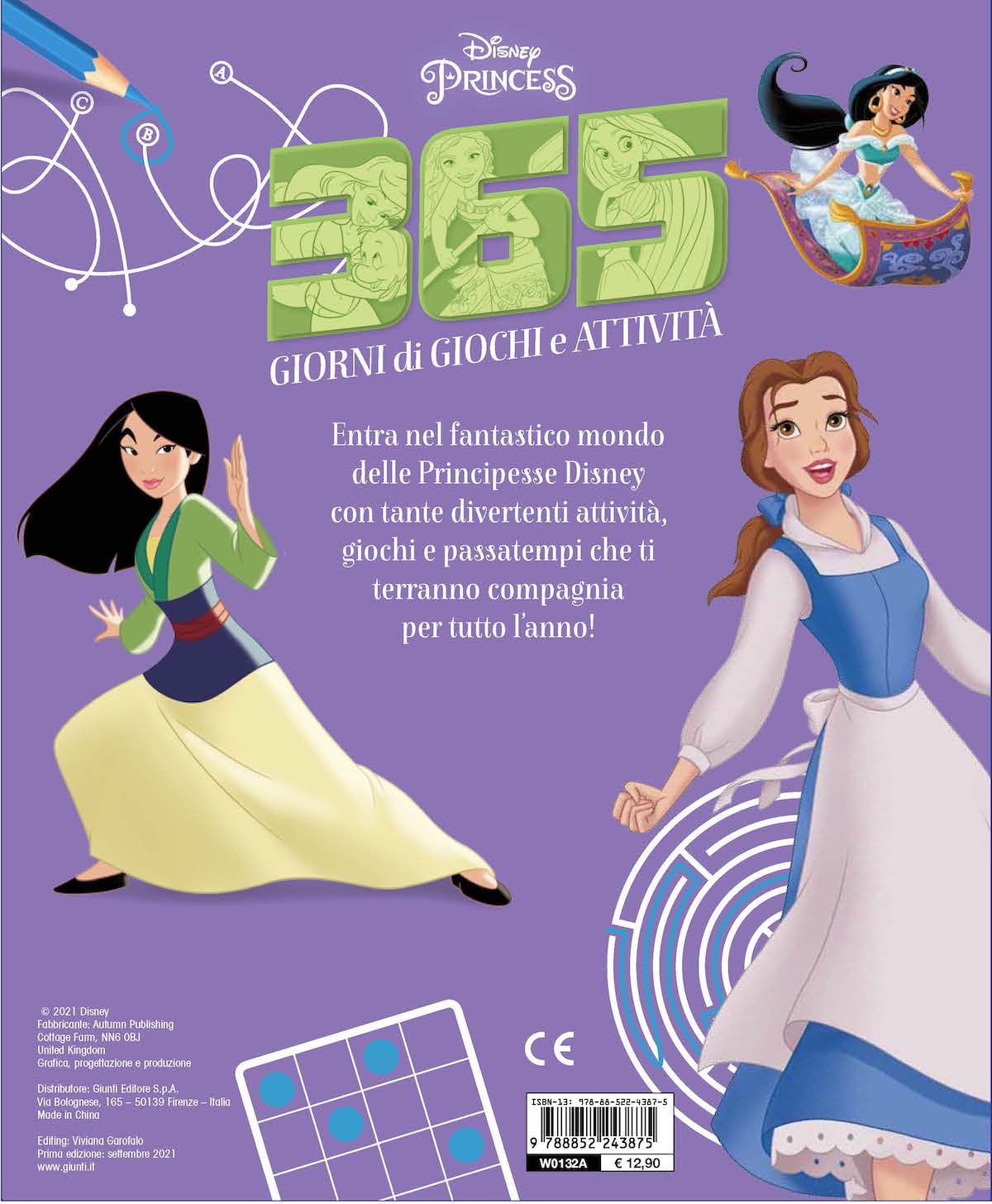 365 Giorni di giochi e attività Disney Princess::Divertiti ogni giorno dell'anno insieme alle tue Principesse preferite