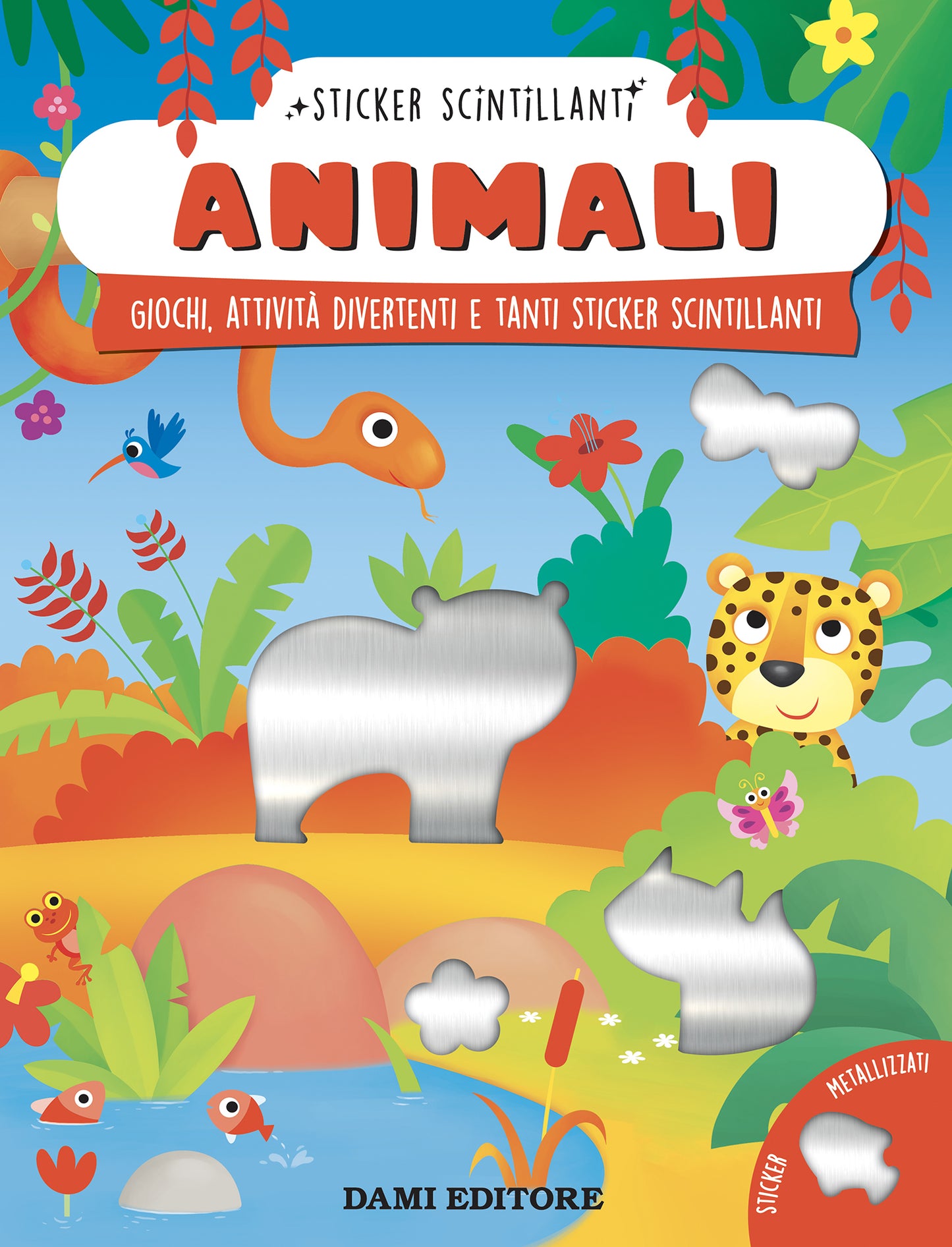 Animali::Giochi, attività divertenti e tanti sticker scintillanti