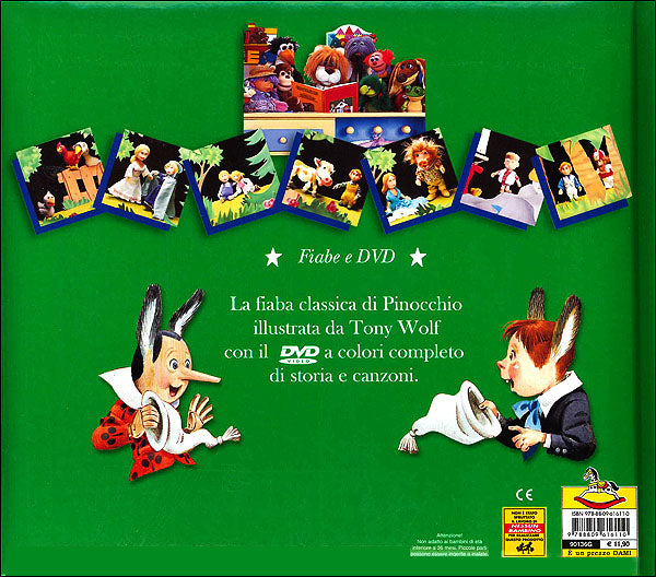 Pinocchio con DVD