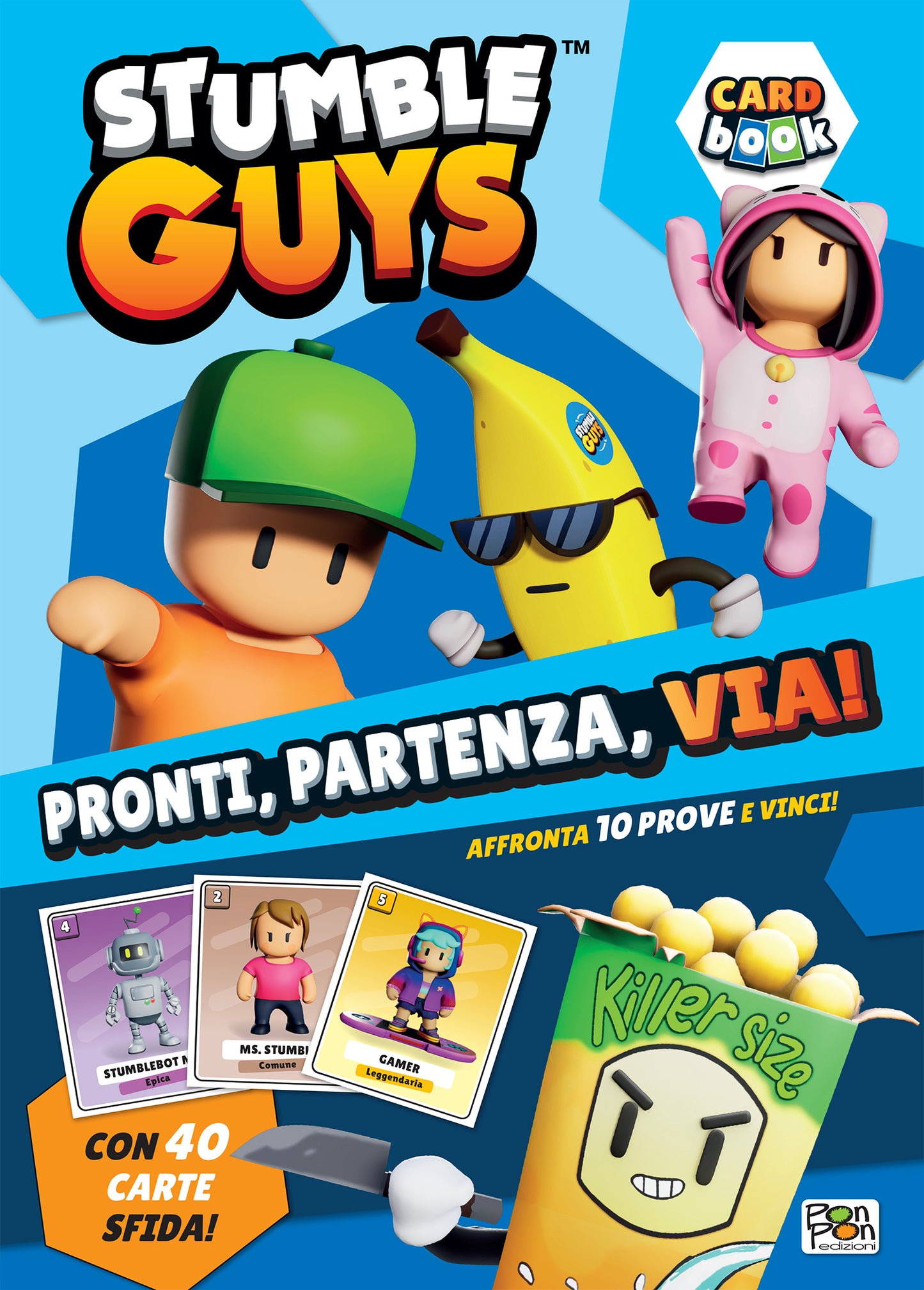 Stumble Guys. Card book. Pronti, partenza, via!
