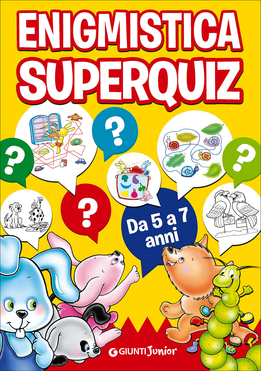 Enigmistica - Superquiz::Da 5 a 7 anni - Con il diploma di genio dei superquiz da ritagliare