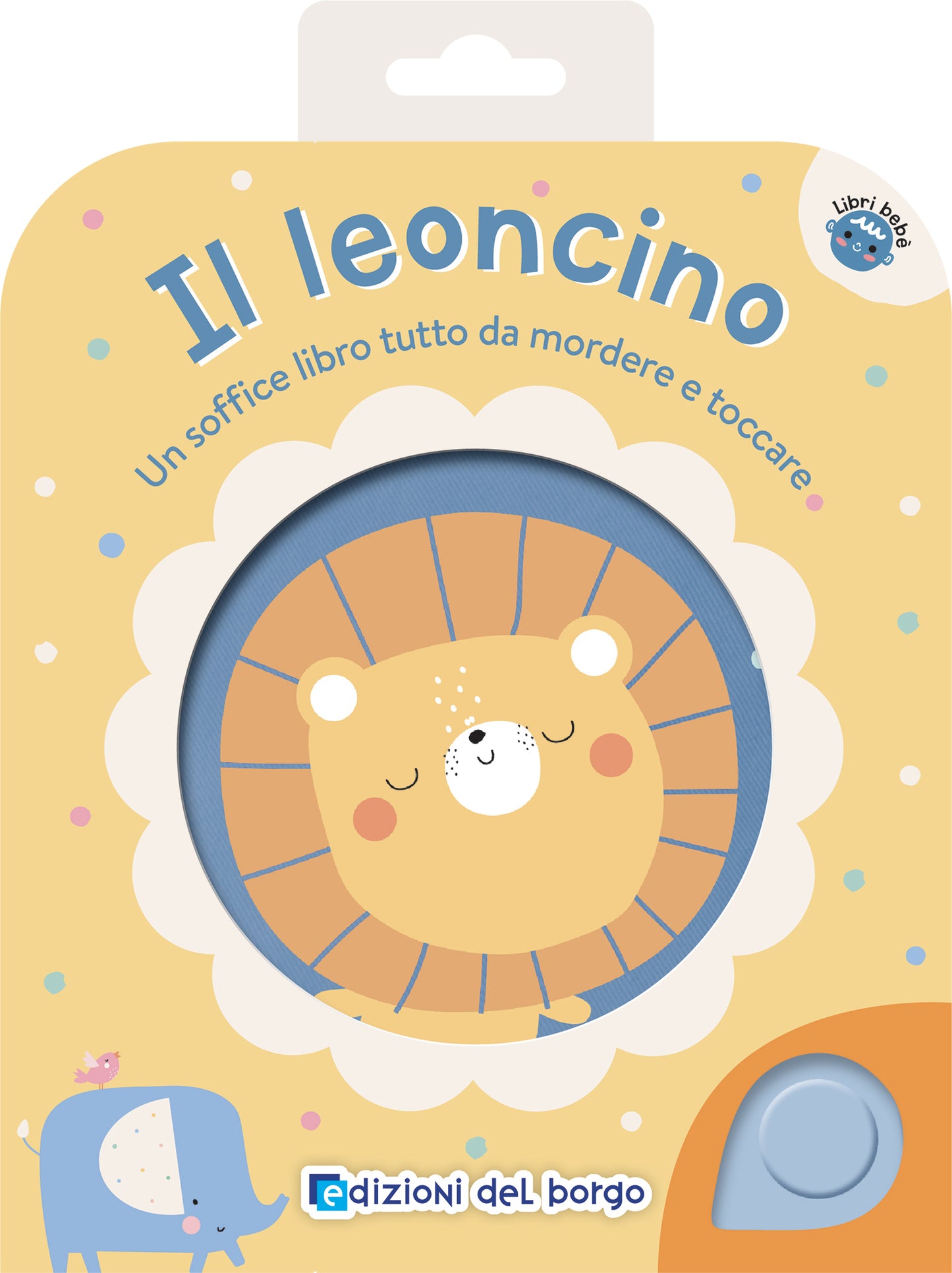 Il leoncino::Un soffice libro tutto da mordere e toccare