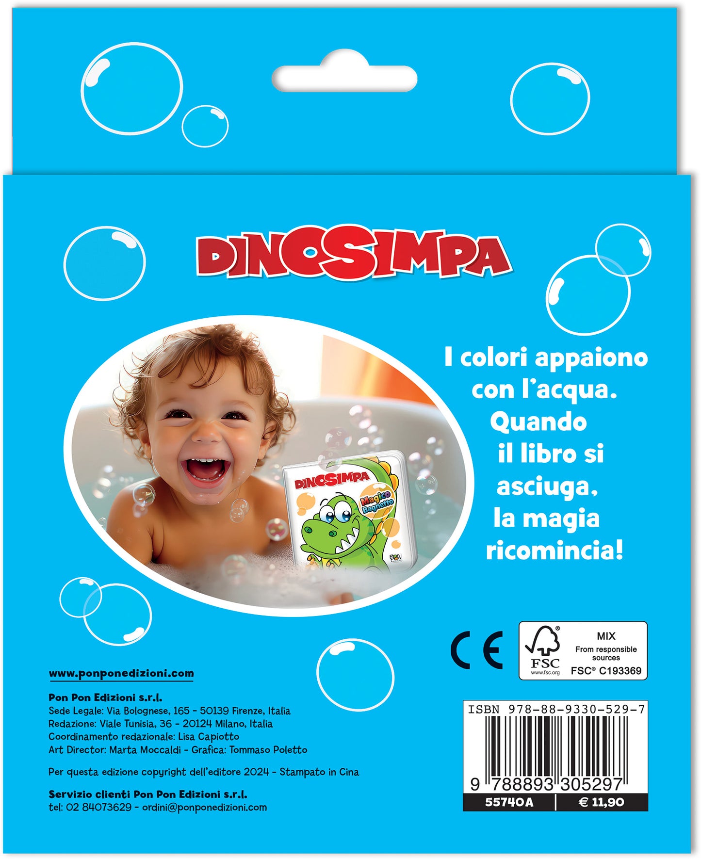 Dinosimpa. Magico bagnetto