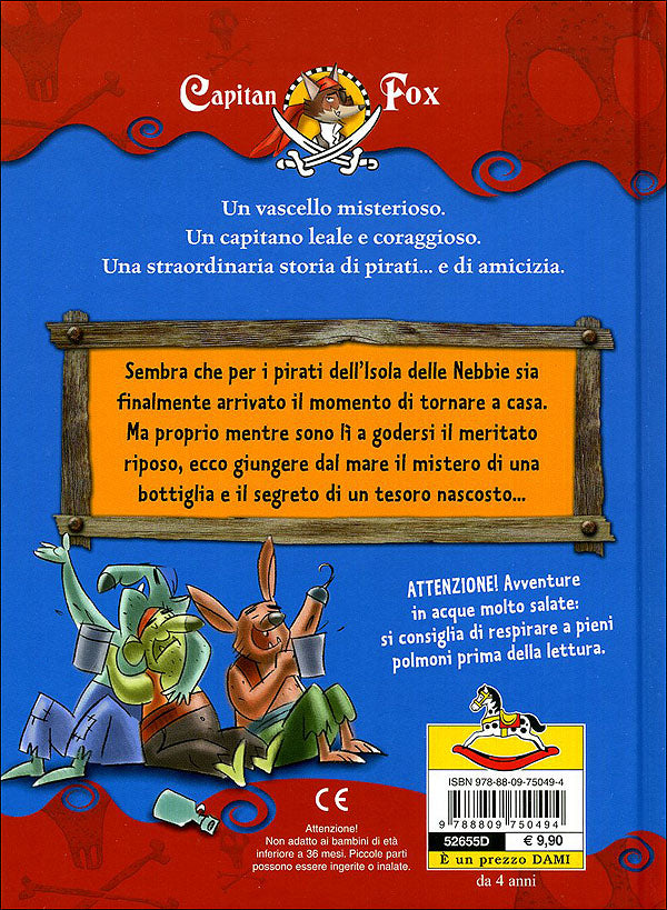 Capitan Fox - Messaggio in Bottiglia::Con tanti stickers!