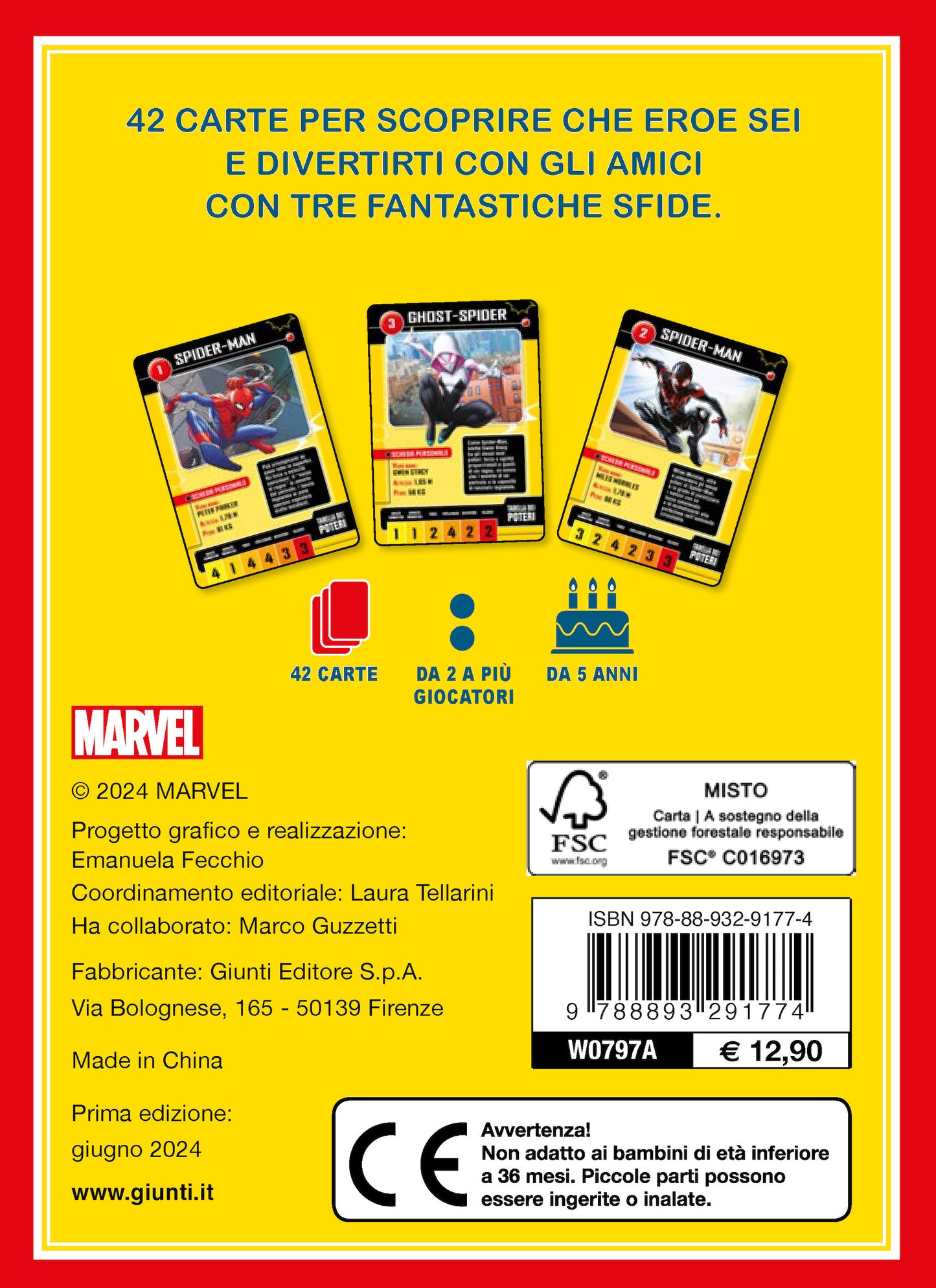 Chi sono? Marvel::42 carte - 1 libro