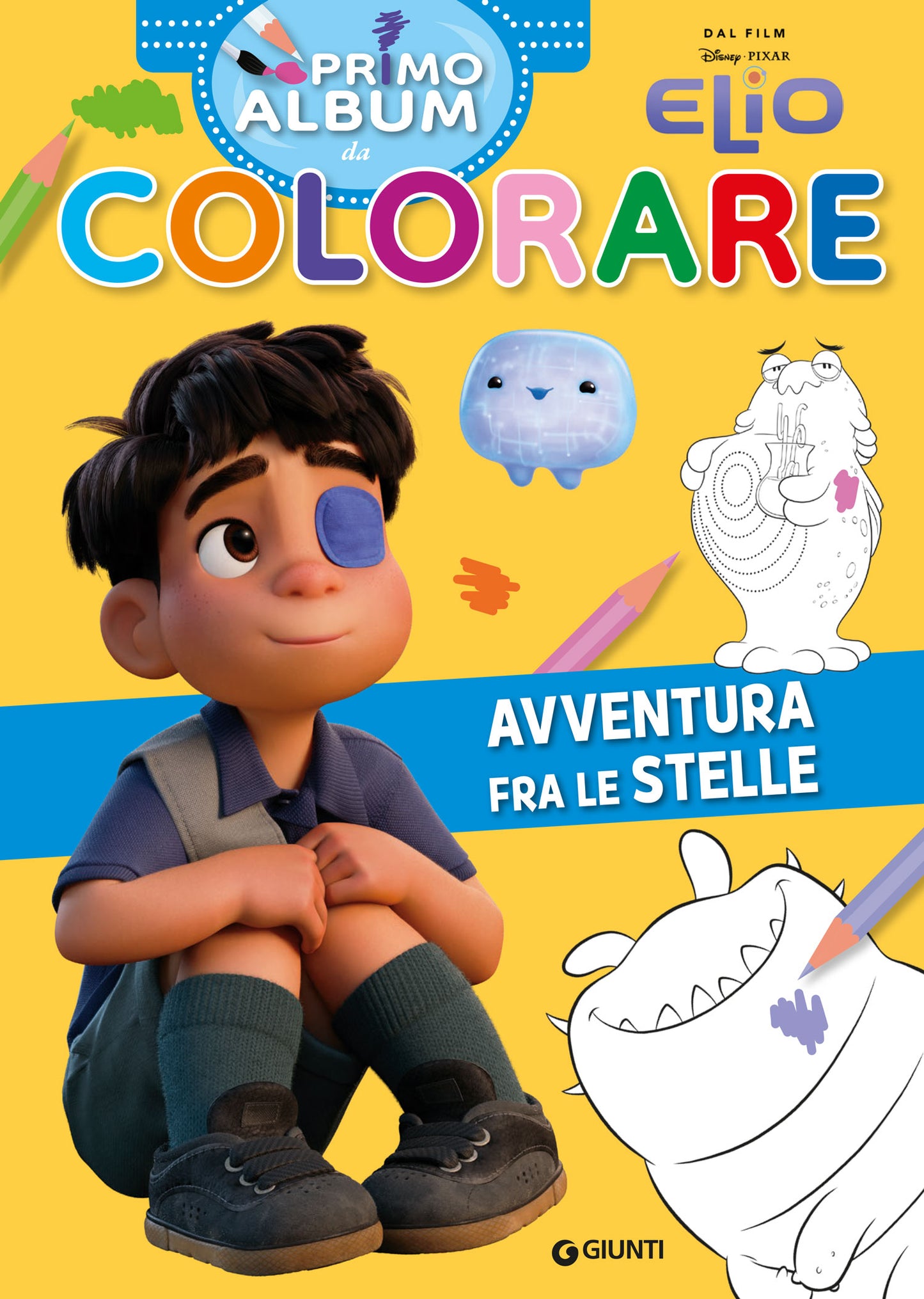 Elio Primo album da colorare::Avventura fra le stelle