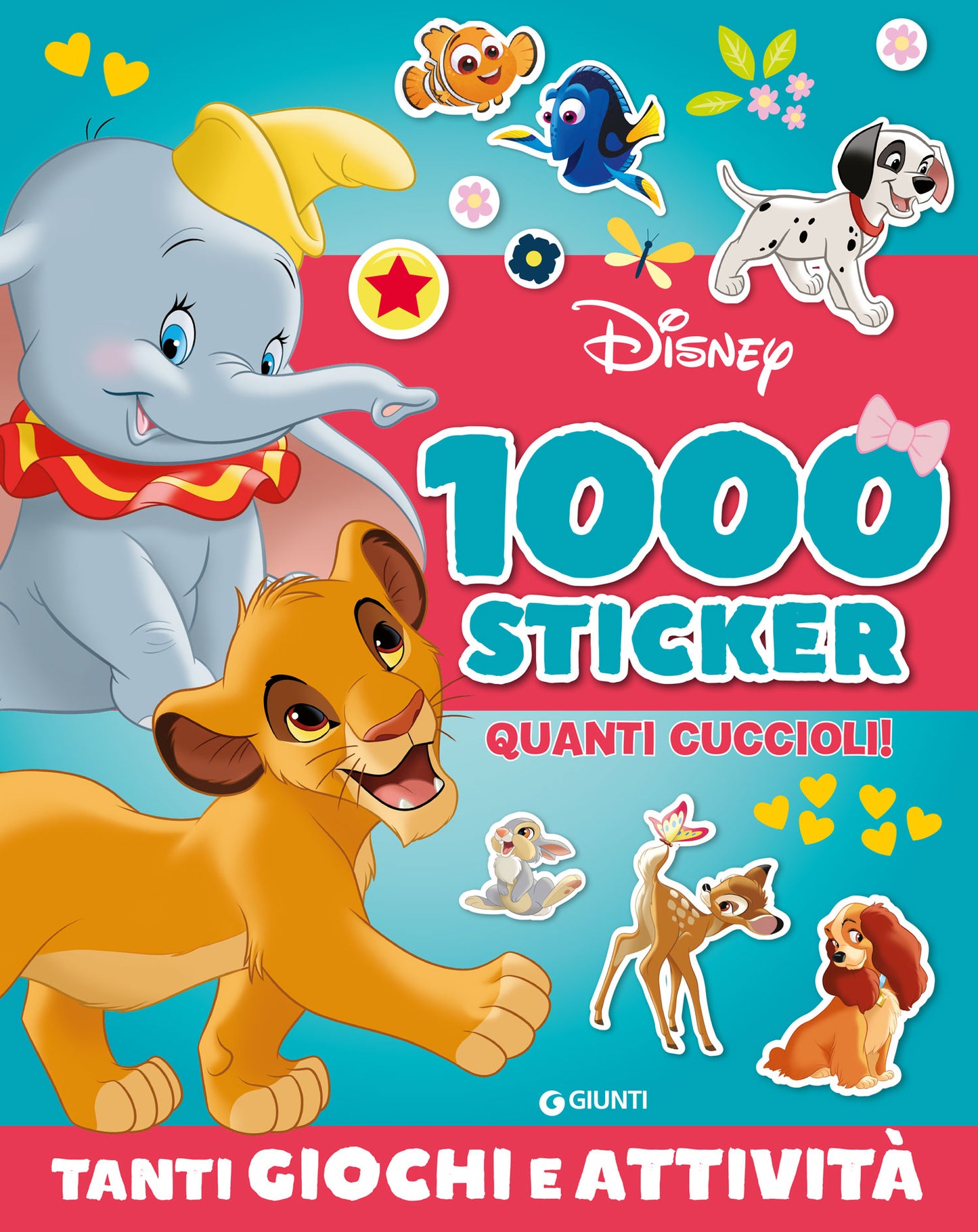 Quanti cuccioli! 1000 Sticker Disney::Tanti giochi e attività