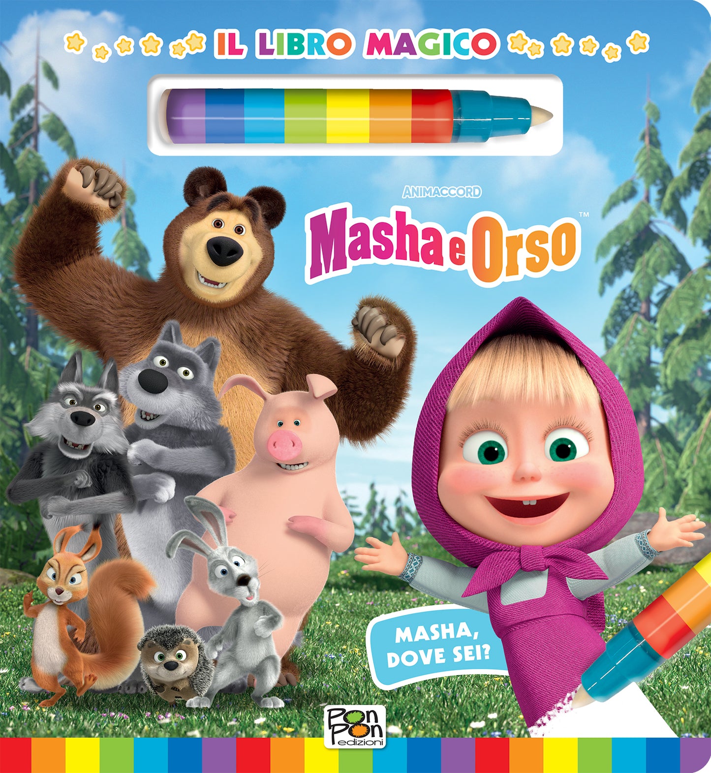 Masha e Orso. Il libro magico. Masha, dove sei?