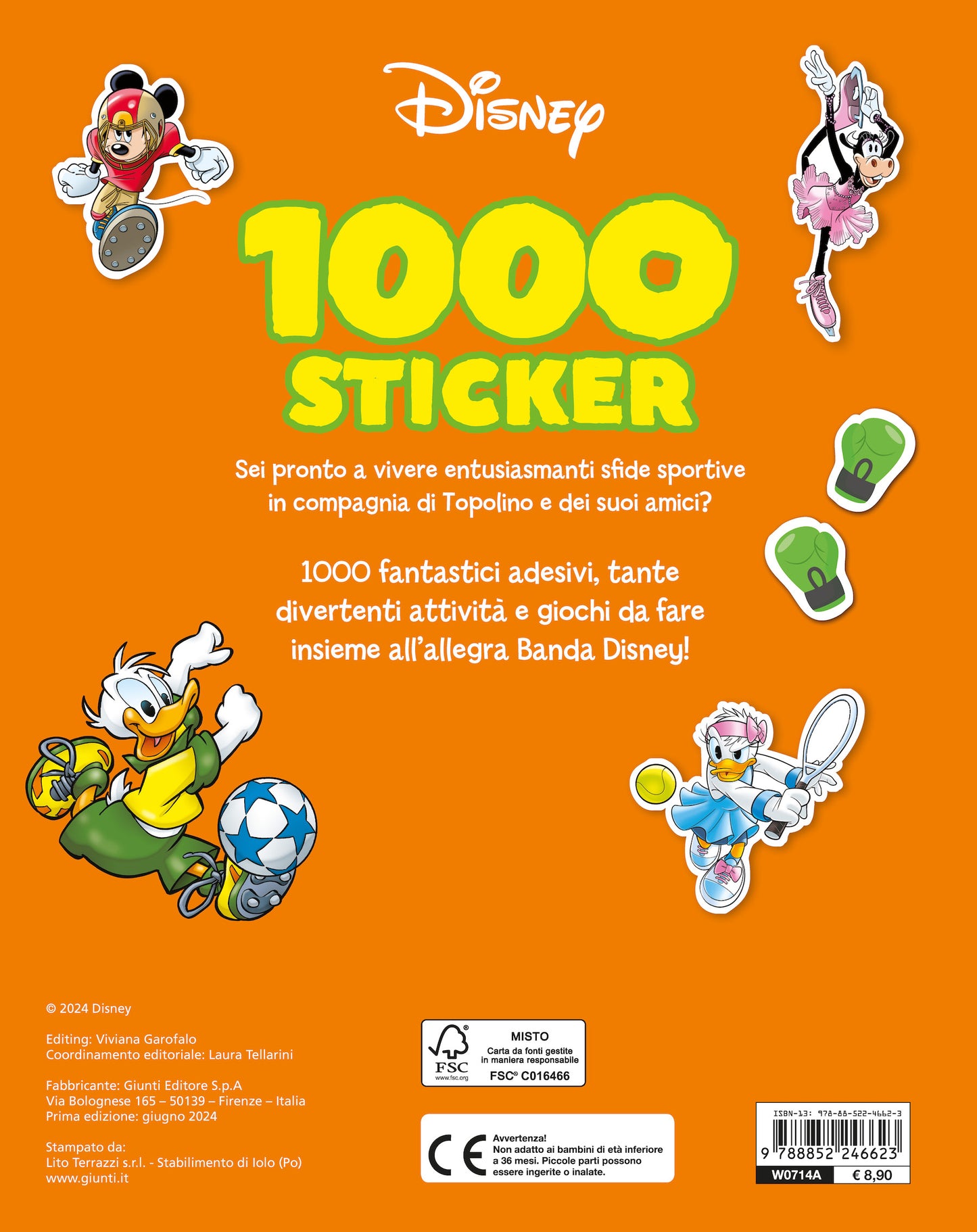 Mickey 1000 Sticker::Tanti giochi e attività
