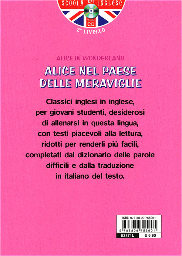 Alice in Wonderland + CD::Con traduzione e dizionario