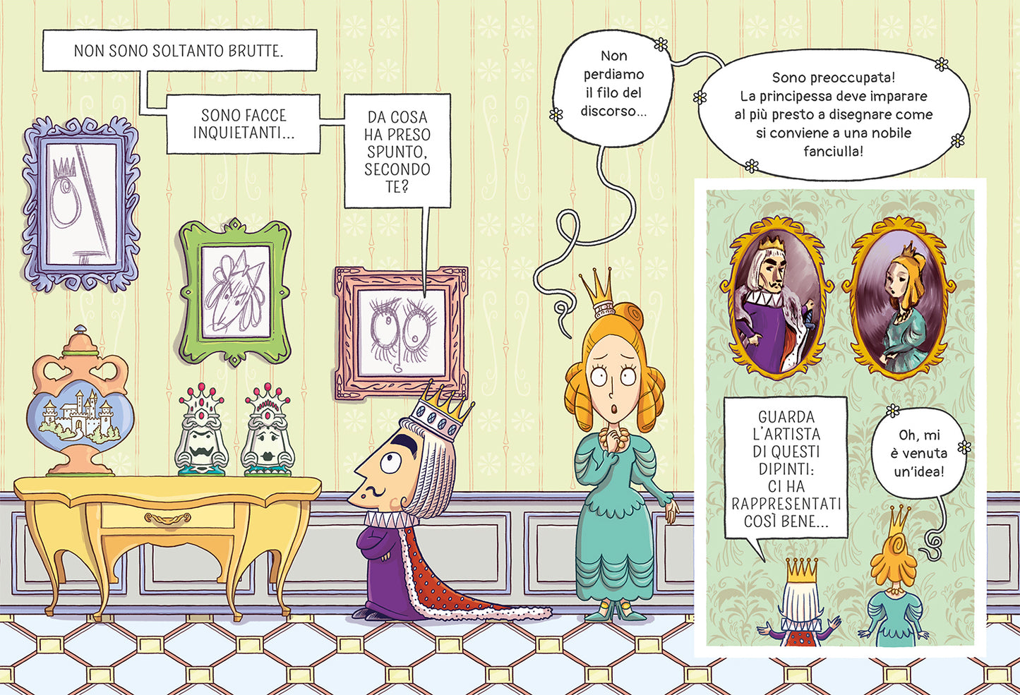 La principessa che disegnava le facce brutte