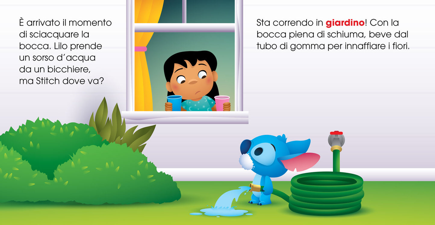 Stitch Si lava i denti Storie per diventare grandi