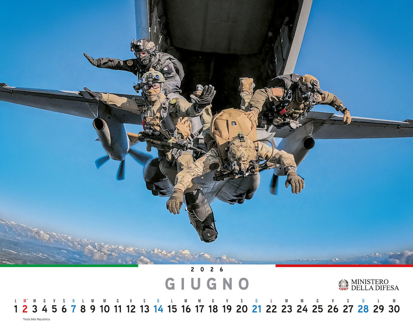 Calendario Difesa 2026 - da parete ::La forza che unisce