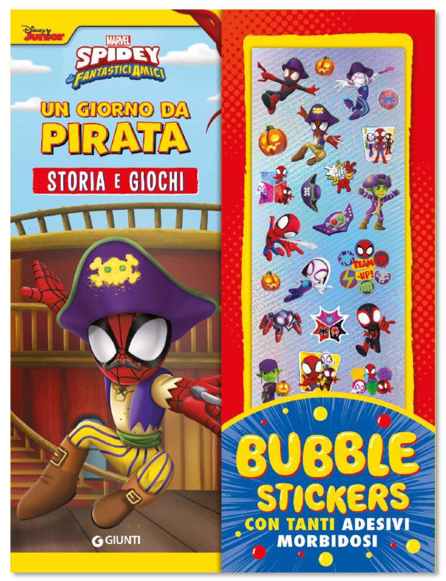 Spidey Bubble Stickers ::Un giorno da pirata, con tanti adesivi morbidosi