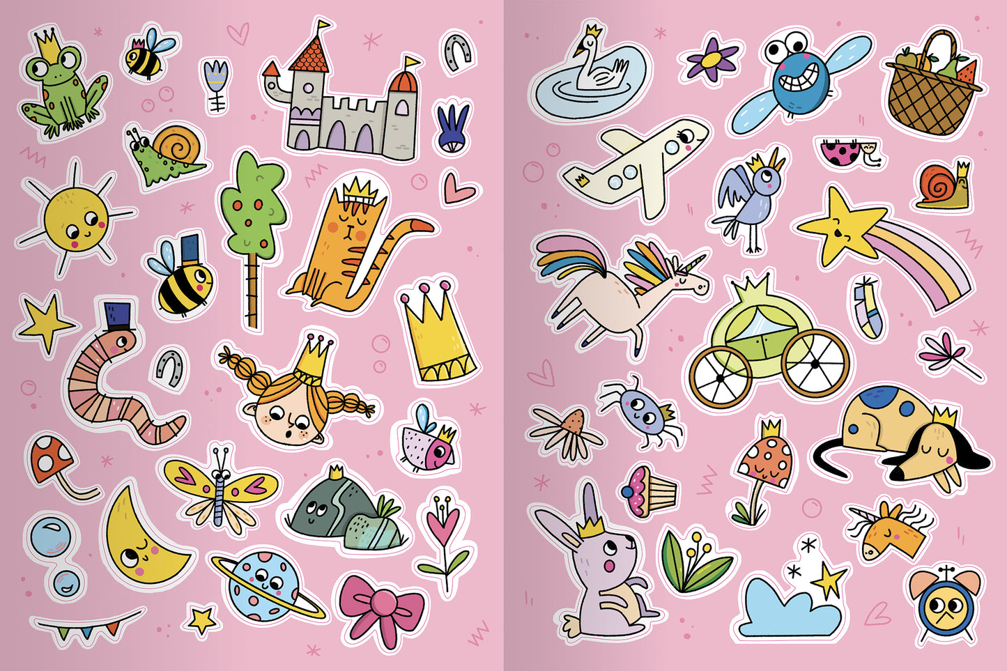 Principesse e Unicorni::Attività, Tatuaggi e Sticker