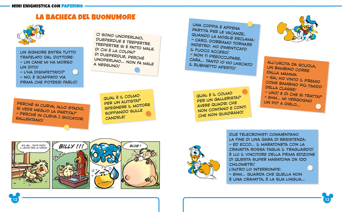 Mini Enigmistica con Paperino