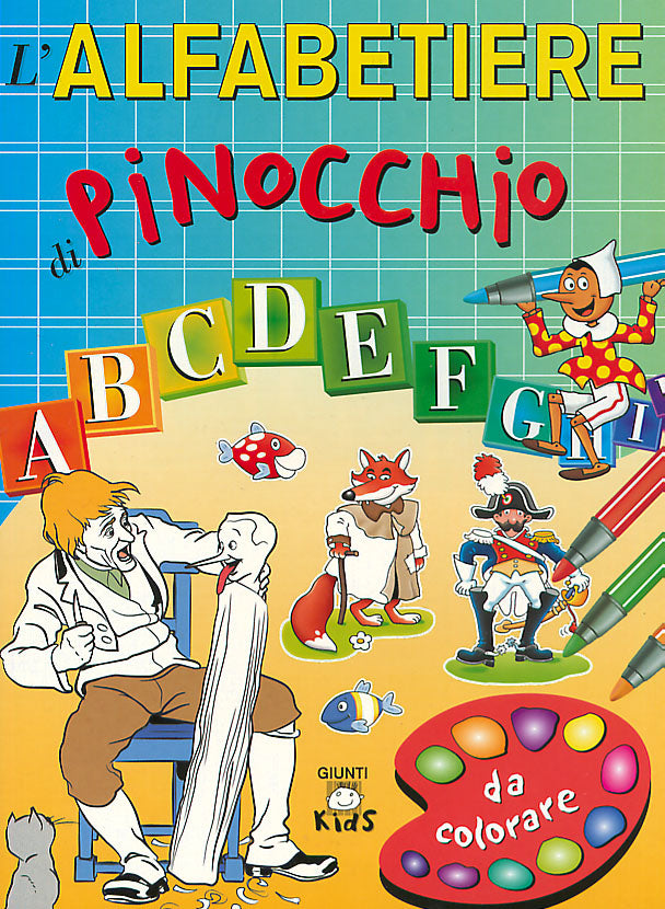 L'alfabetiere di Pinocchio::da colorare