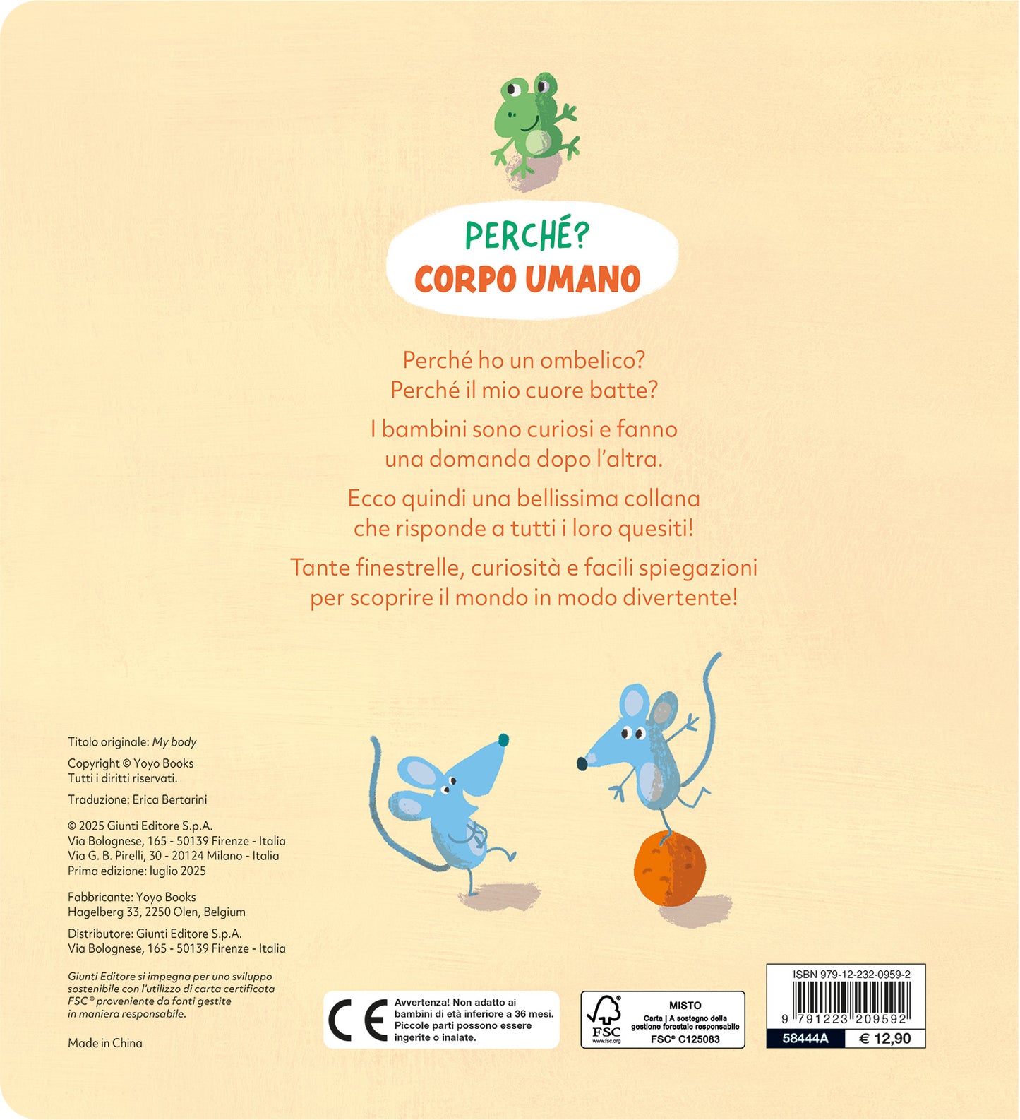 Corpo umano::Tante risposte per piccoli curiosi