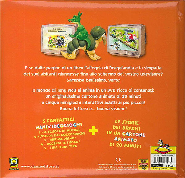 I Draghi + DVD::con un super cartone animato e 5 giochi interattivi!