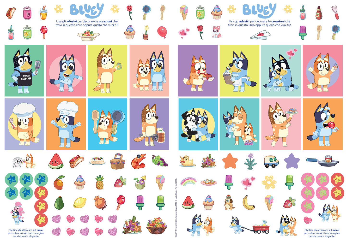 Bluey. Crea con Bluey + Set del ristorante